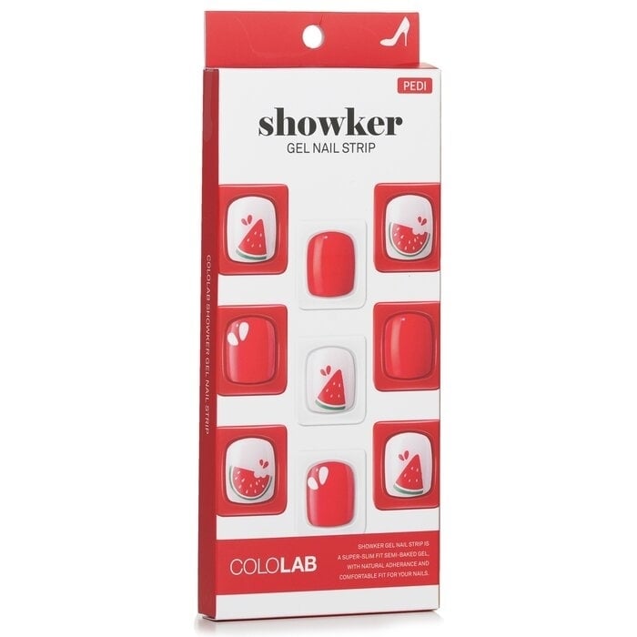 Cololab - Showker Gel Nail Strip CPA505 Cool Watermelon(1pcs) Image 1