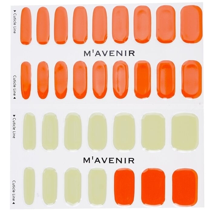 Mavenir - Nail Sticker (Orange) - Autumn Mood Nail(32pcs) Image 2