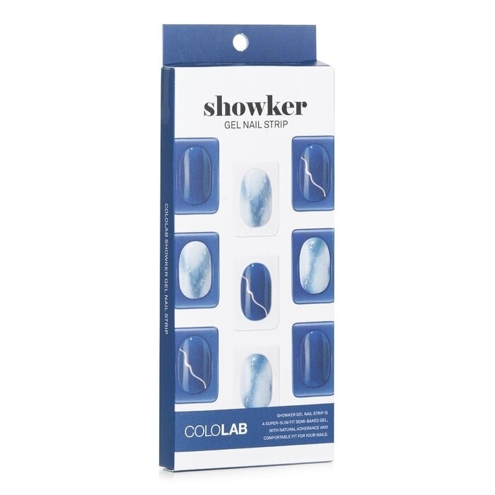 Cololab - Showker Gel Nail Strip CNA401 Blackberry Marble(1pcs) Image 1