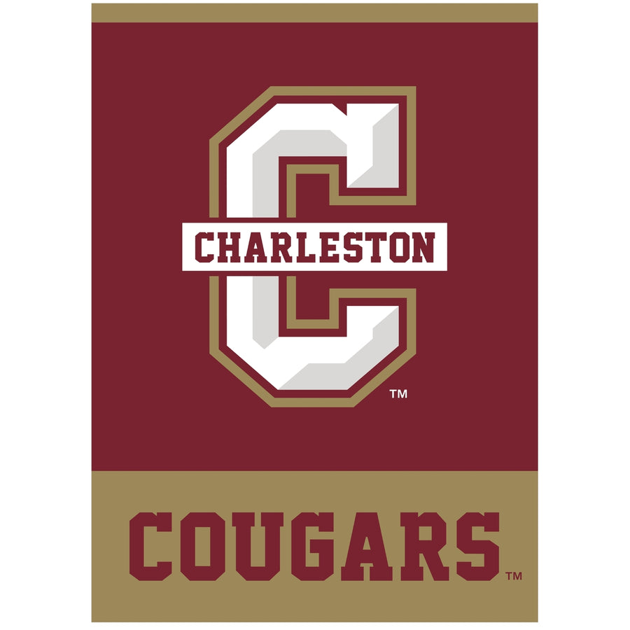 College of Charleston Double Sided House Flag Officially Licensed Collegiate Product Image 1