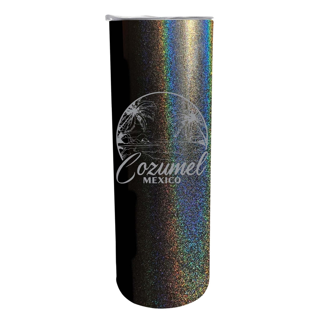 Cozumel Mexico Souvenir 20 oz Engraved Insulated Stainless Steel Skinny Tumbler Image 2