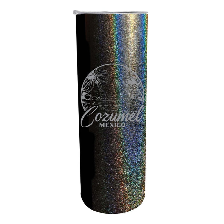 Cozumel Mexico Souvenir 20 oz Engraved Insulated Stainless Steel Skinny Tumbler Image 1