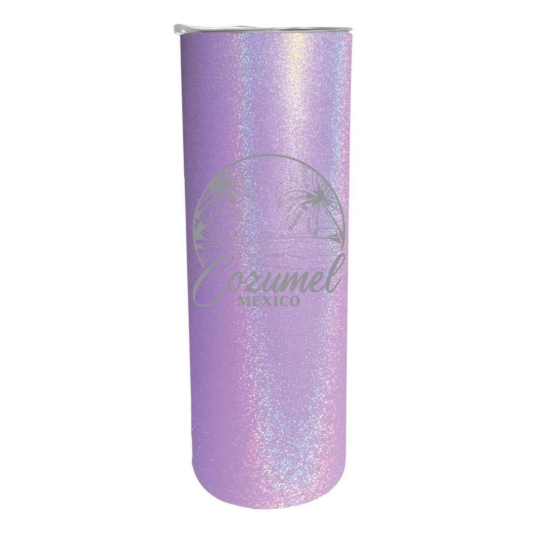 Cozumel Mexico Souvenir 20 oz Engraved Insulated Stainless Steel Skinny Tumbler Image 1