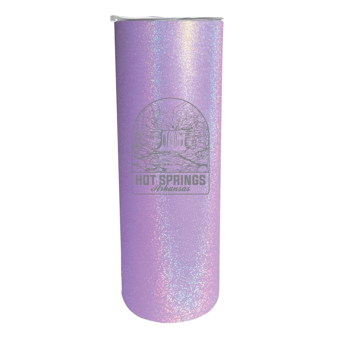 Hot Springs Arkansas Souvenir 20 oz Engraved Insulated Stainless Steel Skinny Tumbler Image 4