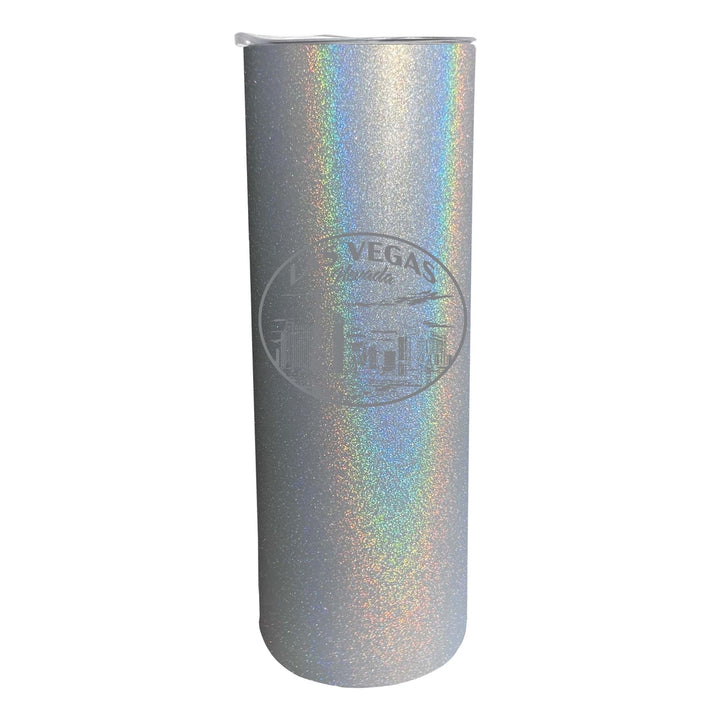 Las Vegas Nevada Souvenir 20 oz Engraved Insulated Stainless Steel Skinny Tumbler Image 1