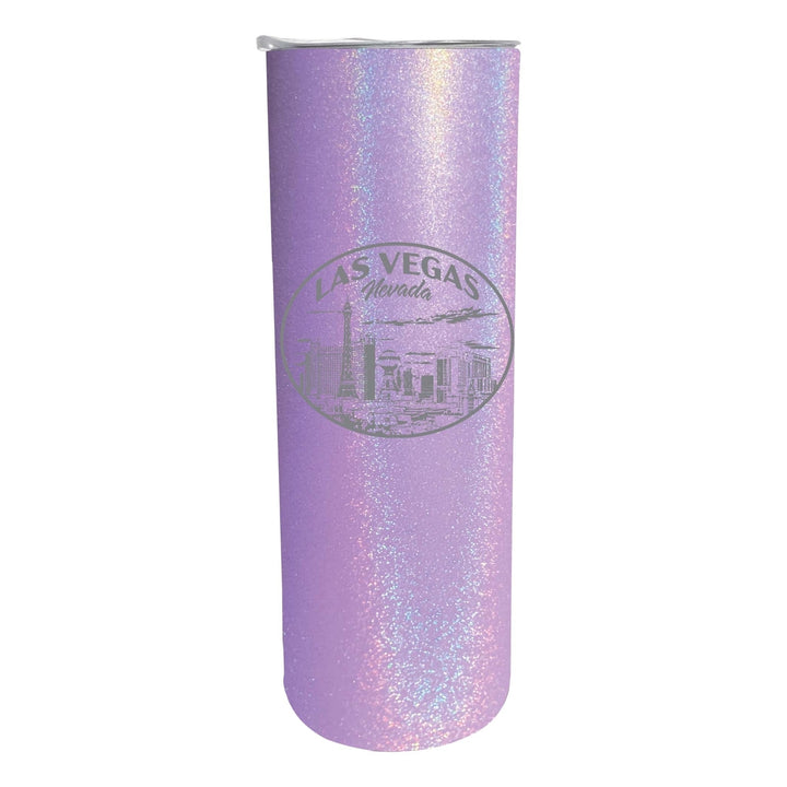 Las Vegas Nevada Souvenir 20 oz Engraved Insulated Stainless Steel Skinny Tumbler Image 4