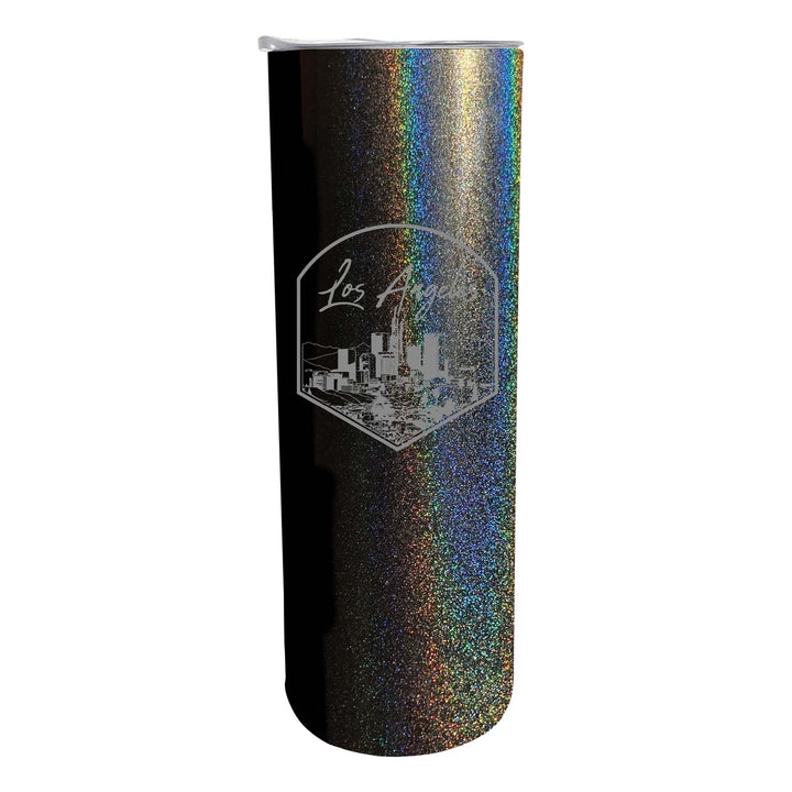 Los Angeles California Engraving 1 Souvenir 20 oz Engraved Insulated Stainless Steel Skinny Tumbler Image 2