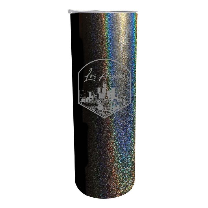 Los Angeles California Engraving 1 Souvenir 20 oz Engraved Insulated Stainless Steel Skinny Tumbler Image 1