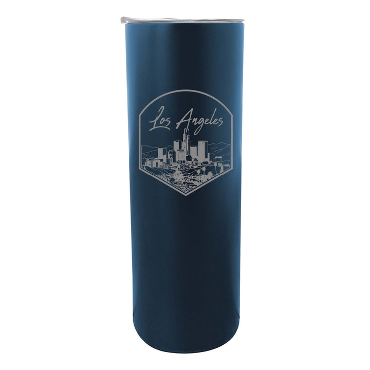 Los Angeles California Engraving 1 Souvenir 20 oz Engraved Insulated Stainless Steel Skinny Tumbler Image 4