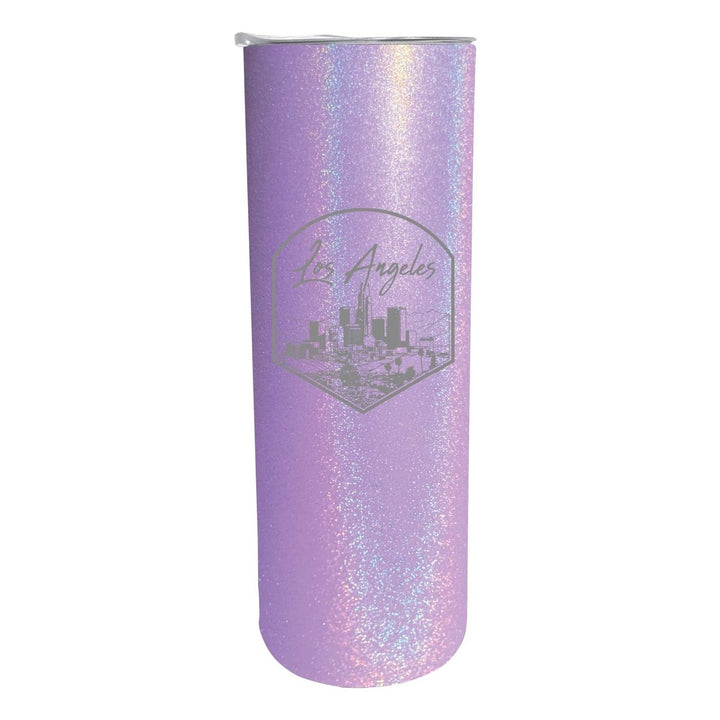 Los Angeles California Engraving 1 Souvenir 20 oz Engraved Insulated Stainless Steel Skinny Tumbler Image 1