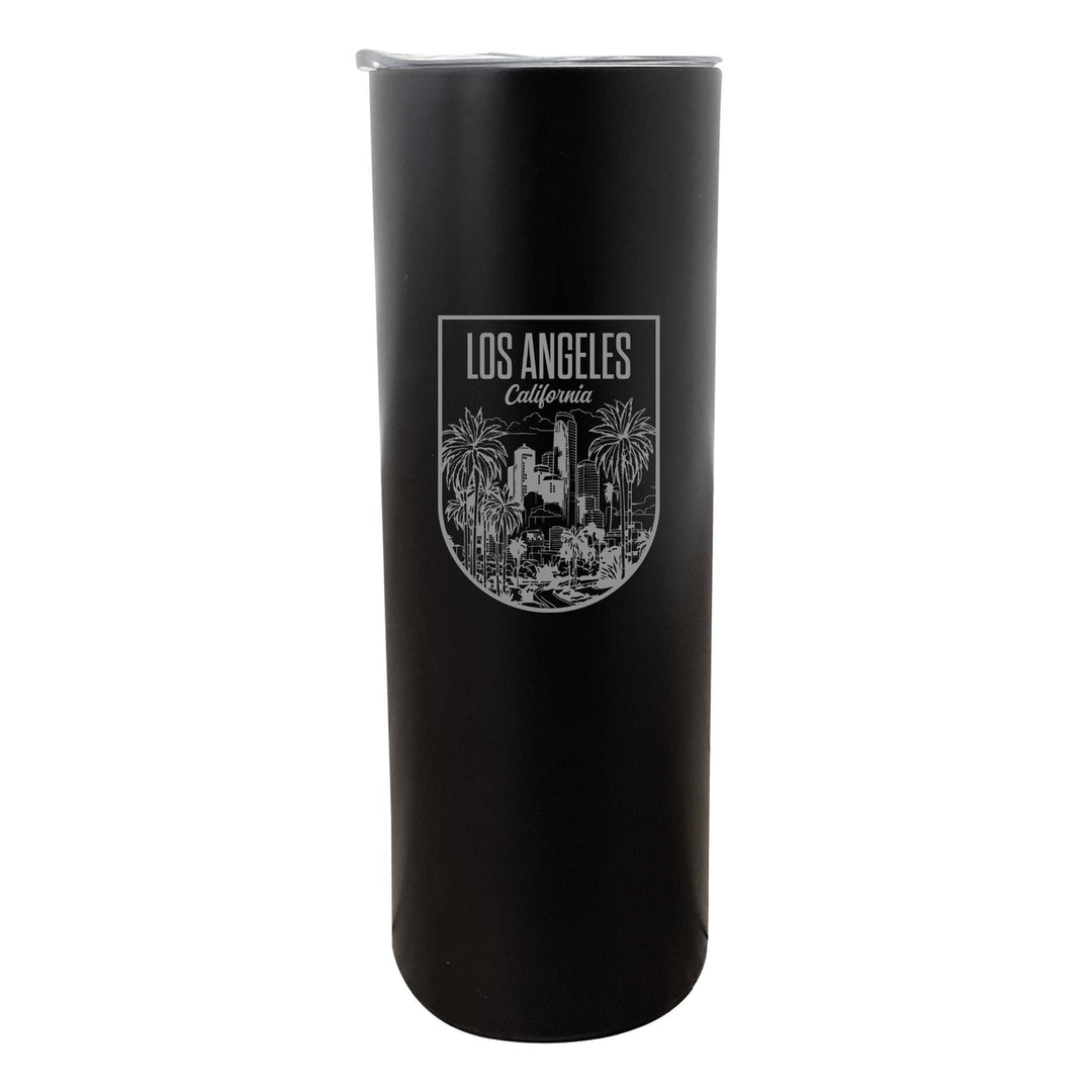 Los Angeles California Engraving 2 Souvenir 20 oz Engraved Insulated Stainless Steel Skinny Tumbler Image 6