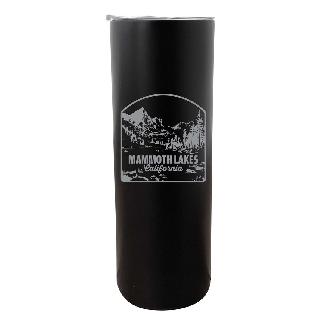 Mammoth Lakes California Souvenir 20 oz Engraved Insulated Stainless Steel Skinny Tumbler Image 3