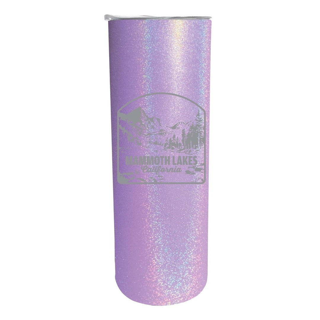 Mammoth Lakes California Souvenir 20 oz Engraved Insulated Stainless Steel Skinny Tumbler Image 4