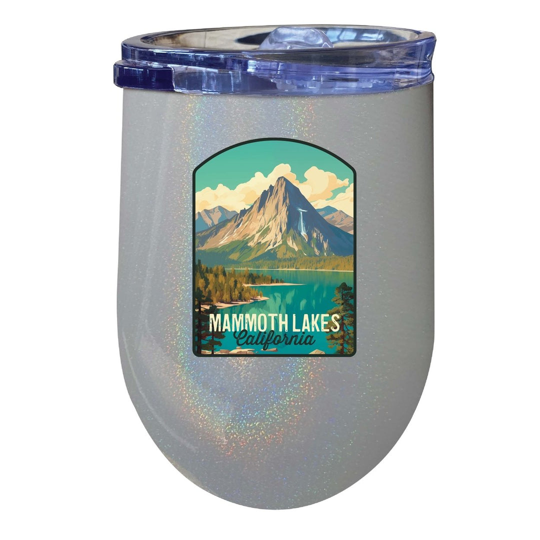 Mammoth Lakes California Design A Souvenir 12 oz Insulated Wine Stainless Steel Tumbler Image 4