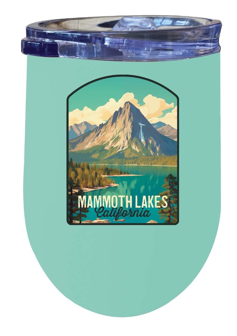 Mammoth Lakes California Design A Souvenir 12 oz Insulated Wine Stainless Steel Tumbler Image 6