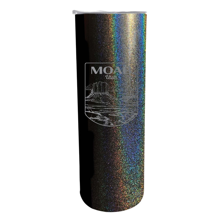 Moab Utah Souvenir 20 oz Engraved Insulated Stainless Steel Skinny Tumbler Image 1