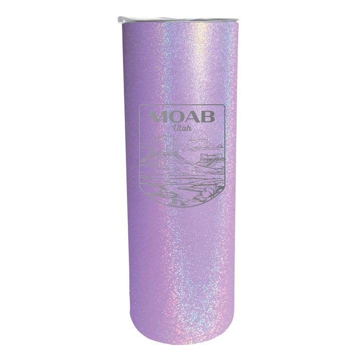 Moab Utah Souvenir 20 oz Engraved Insulated Stainless Steel Skinny Tumbler Image 6