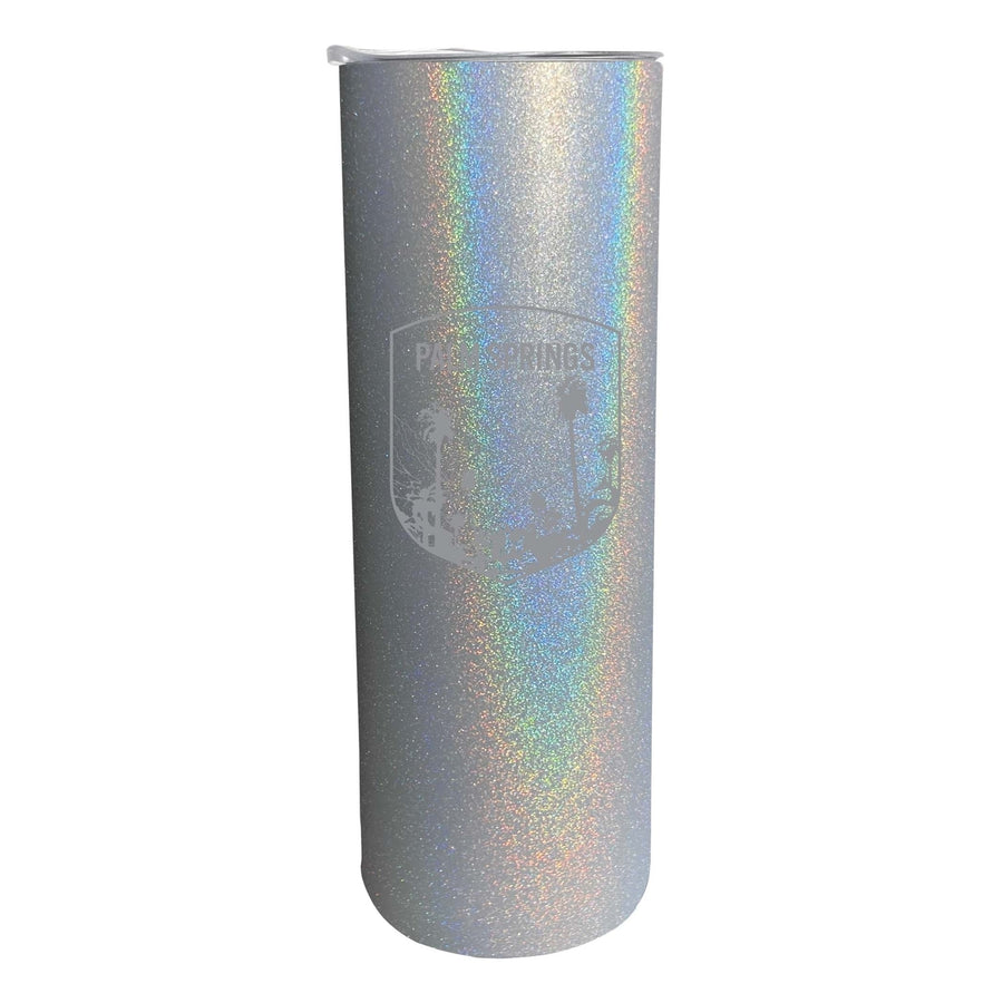 Palm Springs Califronia Souvenir 20 oz Engraved Insulated Stainless Steel Skinny Tumbler Image 1