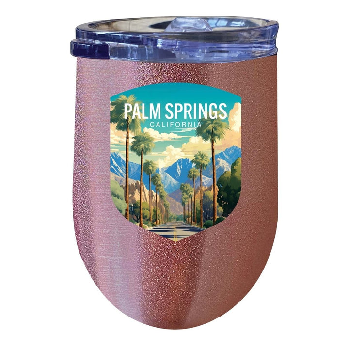 Palm Springs California Design A Souvenir 12 oz Insulated Wine Stainless Steel Tumbler Image 4