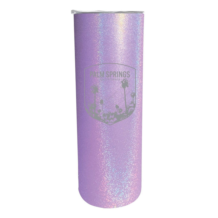 Palm Springs Califronia Souvenir 20 oz Engraved Insulated Stainless Steel Skinny Tumbler Image 4