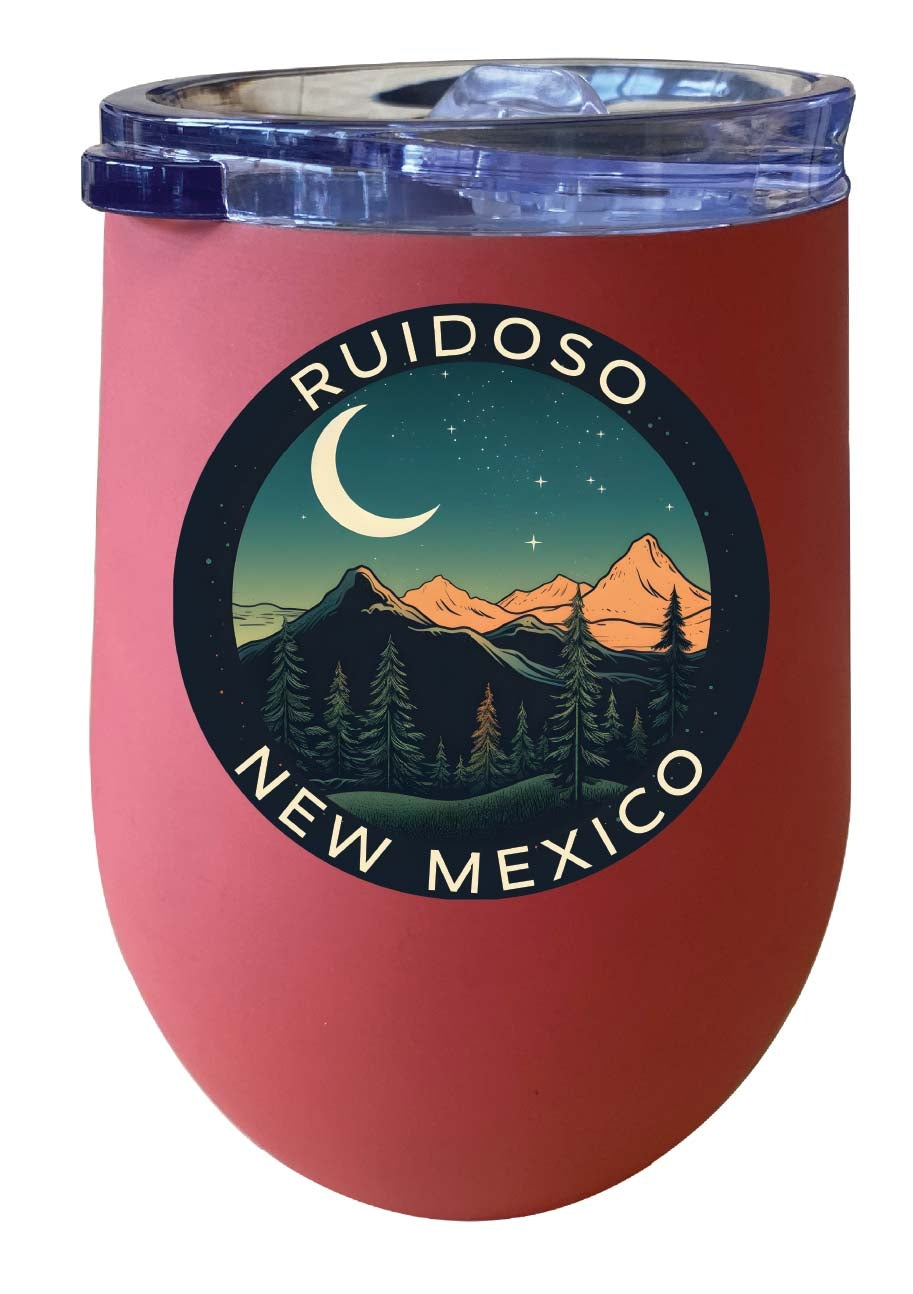 Ruidoso  Mexico Design A Souvenir 12 oz Insulated Wine Stainless Steel Tumbler Image 2