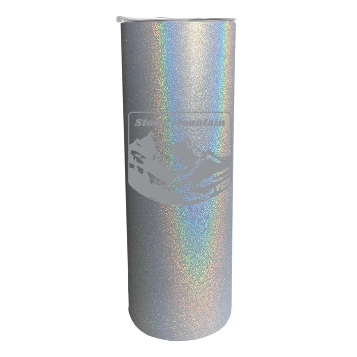 Stowe Mountain Vermont Souvenir 20 oz Engraved Insulated Stainless Steel Skinny Tumbler Image 1