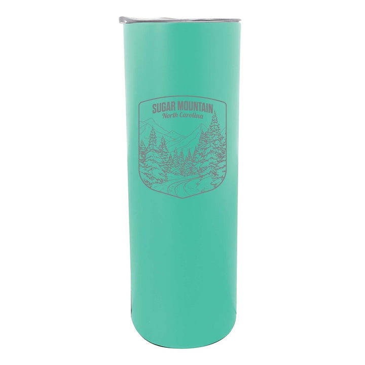 Sugar Mountain North Carolina Souvenir 20 oz Engraved Insulated Stainless Steel Skinny Tumbler Image 4