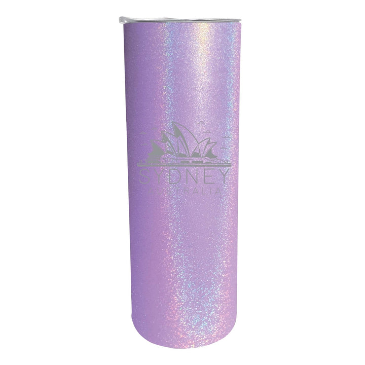 Sydney Australia Souvenir 20 oz Engraved Insulated Stainless Steel Skinny Tumbler Image 1