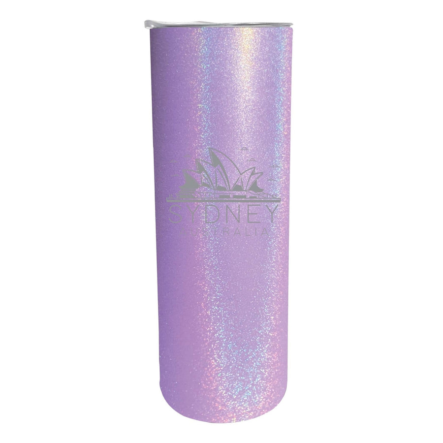 Sydney Australia Souvenir 20 oz Engraved Insulated Stainless Steel Skinny Tumbler Image 1