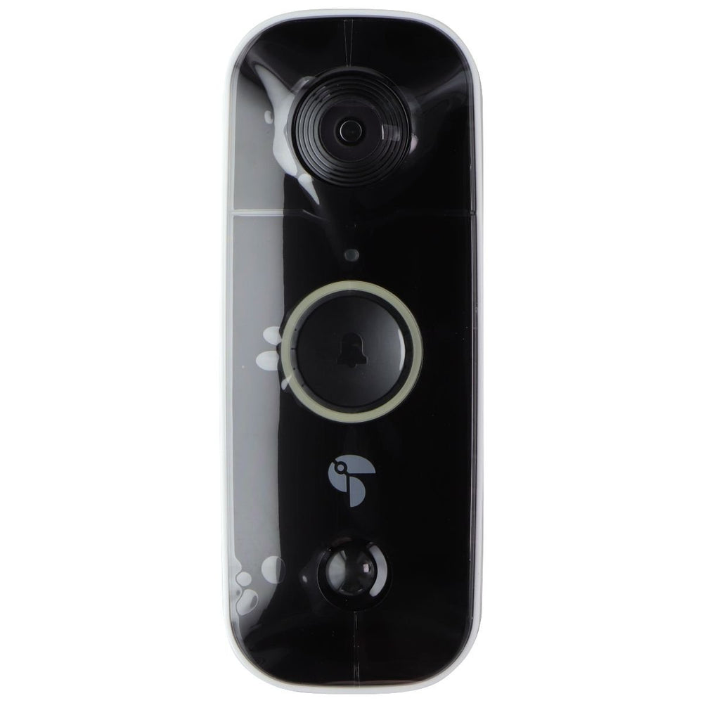 Toucan Wireless and Waterproof Live Feed Video Doorbell with Chime - White/Black Image 2