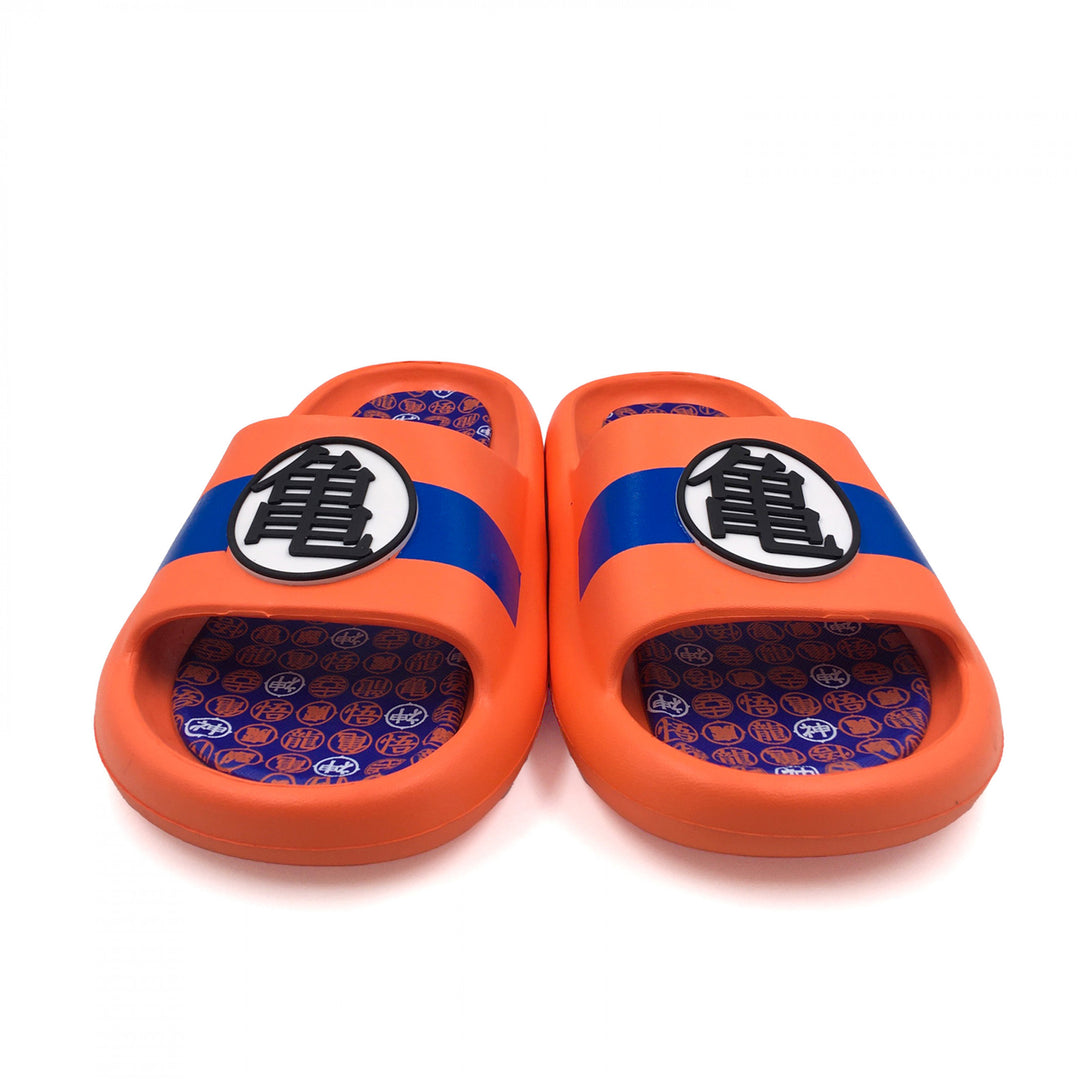 Dragon Ball Z Kame Symbol Mens Cloud Comfort Foam Slide Sandals Image 4