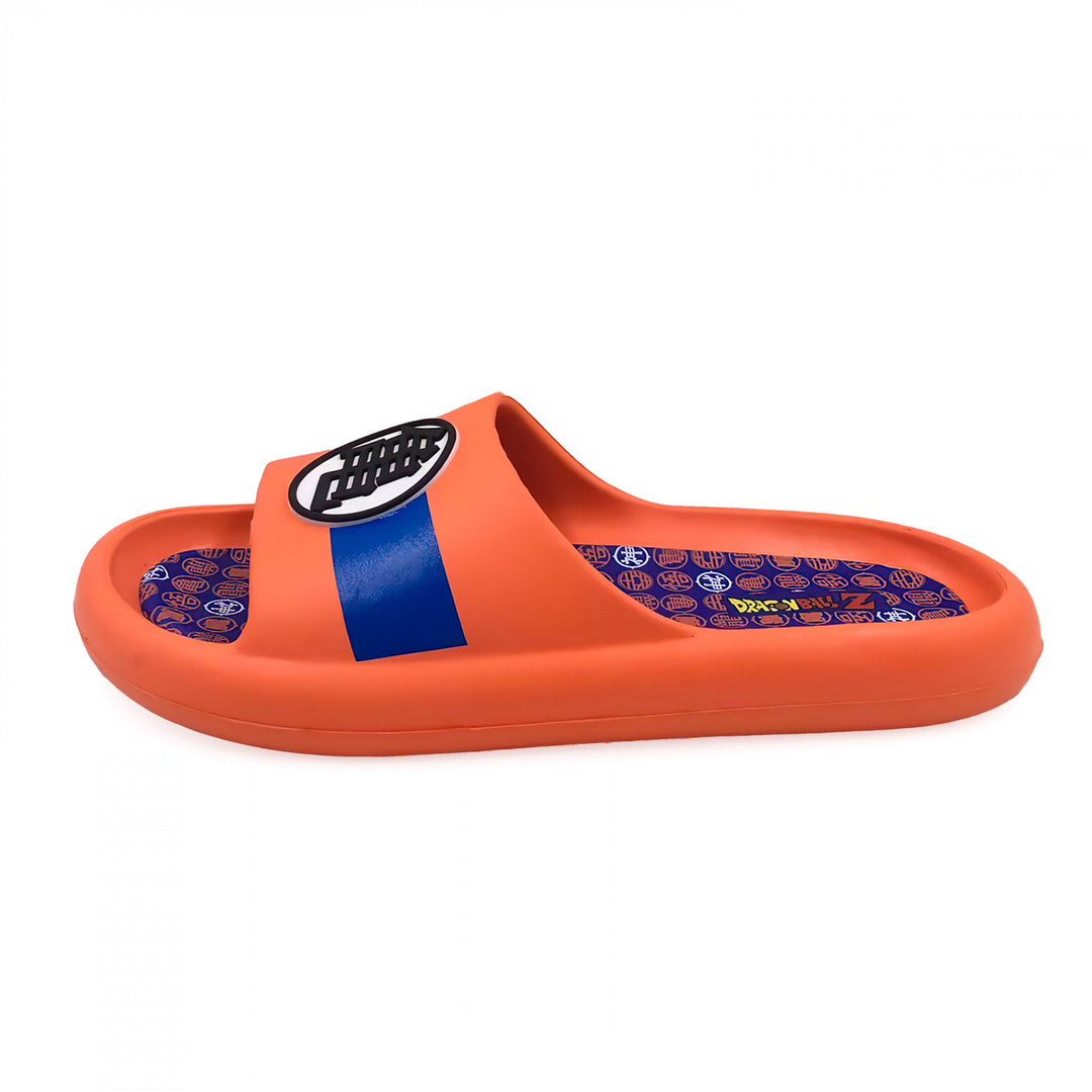 Dragon Ball Z Kame Symbol Mens Cloud Comfort Foam Slide Sandals Image 7