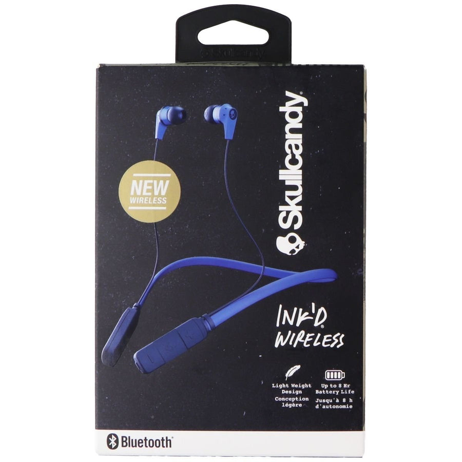 Skullcandy Inkd Supreme Sound Bluetooth Wireless Earbuds with Mic - Royal Blue Image 1