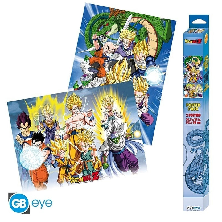 DRAGON BALL Z Set 2 Chibi Posters Groups (52x38cm) (Super Saiyan) Image 1