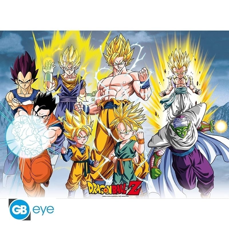 DRAGON BALL Z Set 2 Chibi Posters Groups (52x38cm) (Super Saiyan) Image 2