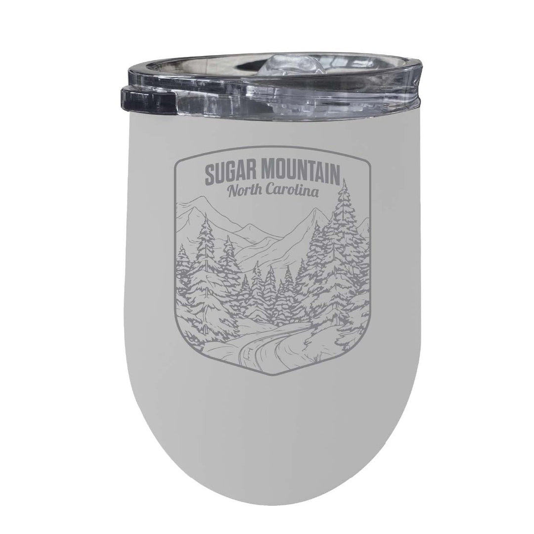 Sugar Mountain North Carolina Souvenir 12 oz Engraved Insulated Wine Stainless Steel Tumbler Image 3