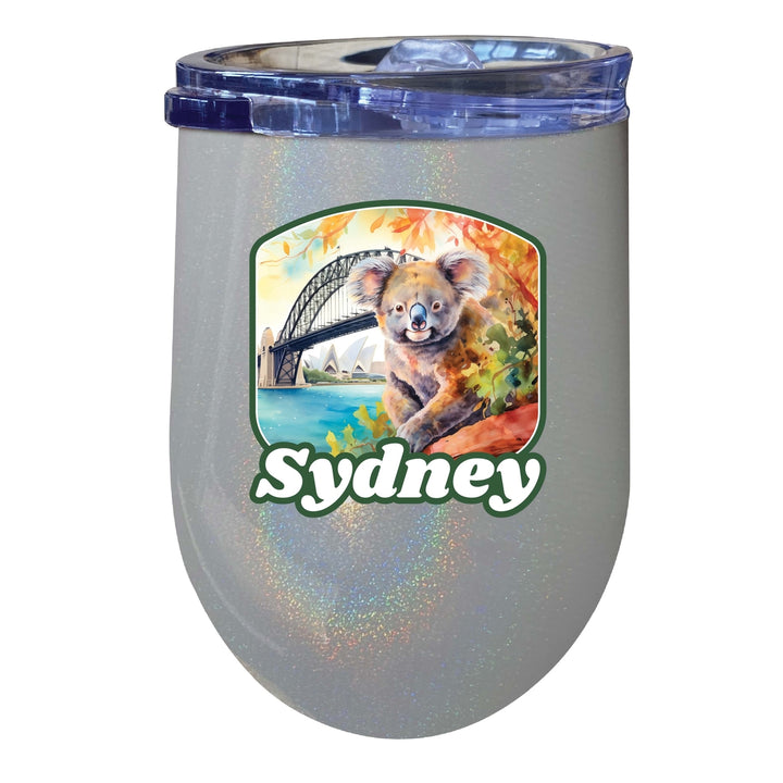 Sydney Australia Design C Souvenir 12 oz Insulated Wine Stainless Steel Tumbler Image 4