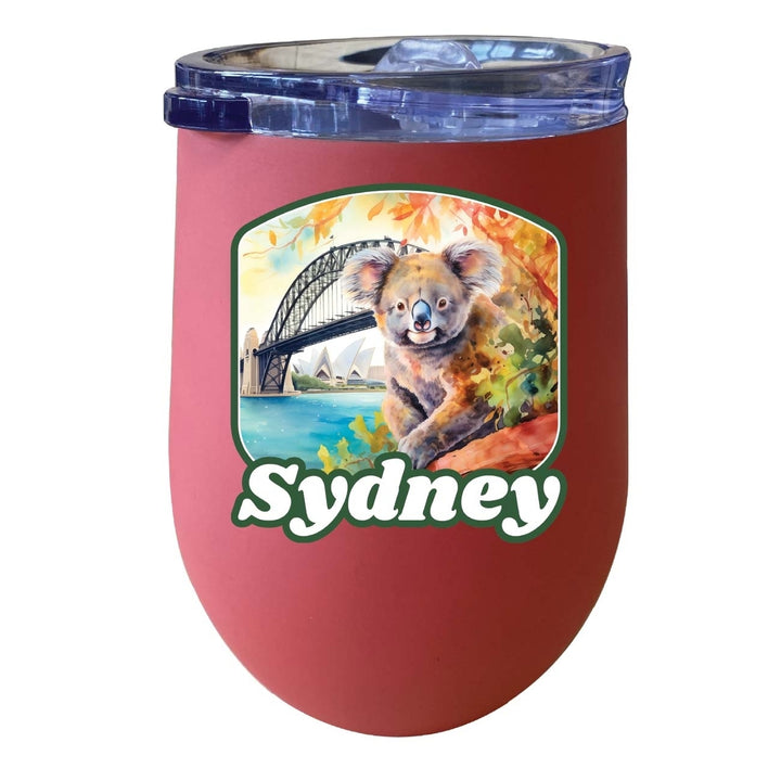 Sydney Australia Design C Souvenir 12 oz Insulated Wine Stainless Steel Tumbler Image 7