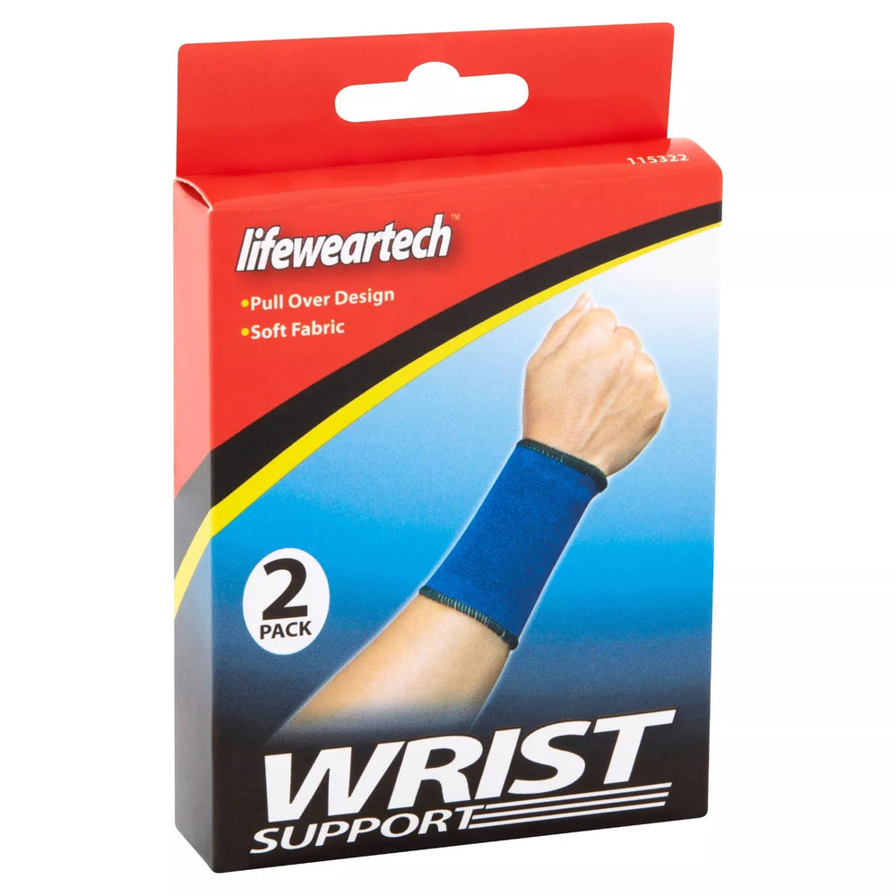 2-Pack Elastic Wrist Support Band Image 2