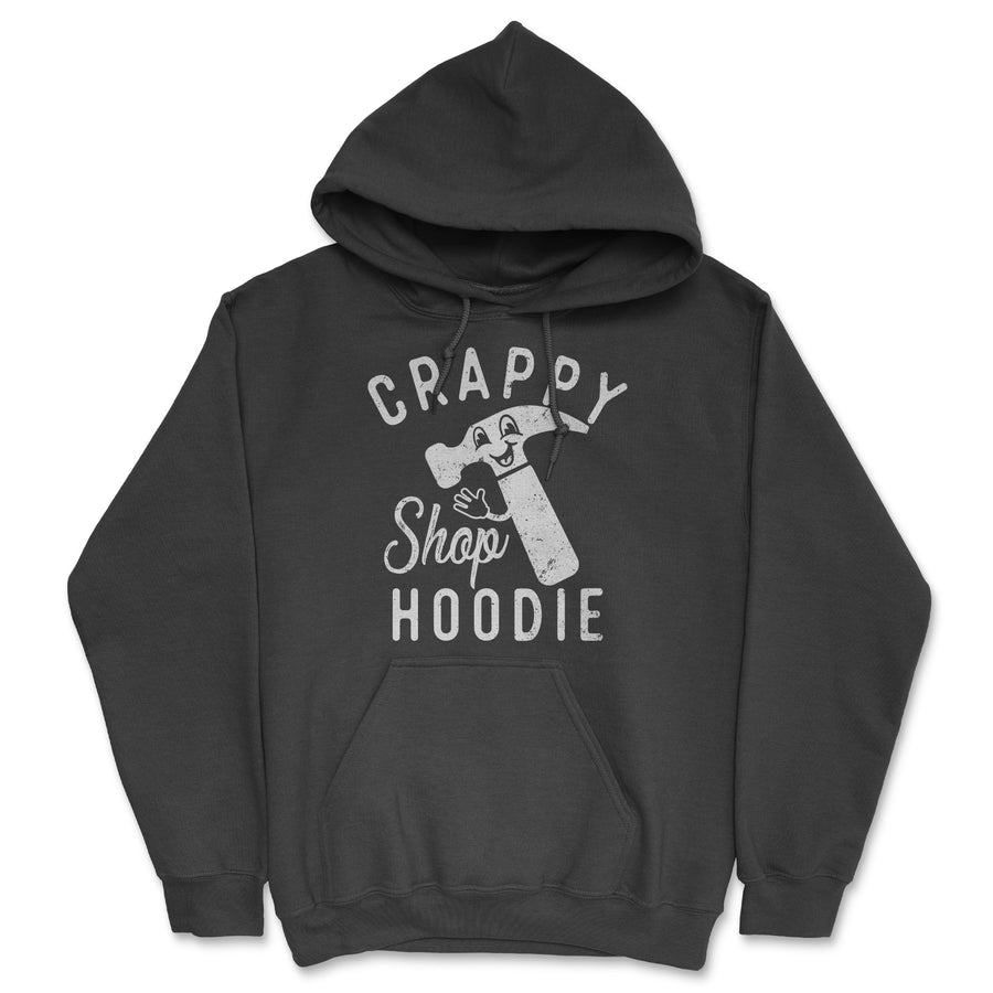 Crappy Shop Hoodie Unisex Hoodie Funny Mechanic Graphic Hooded Sweatshirt Image 1
