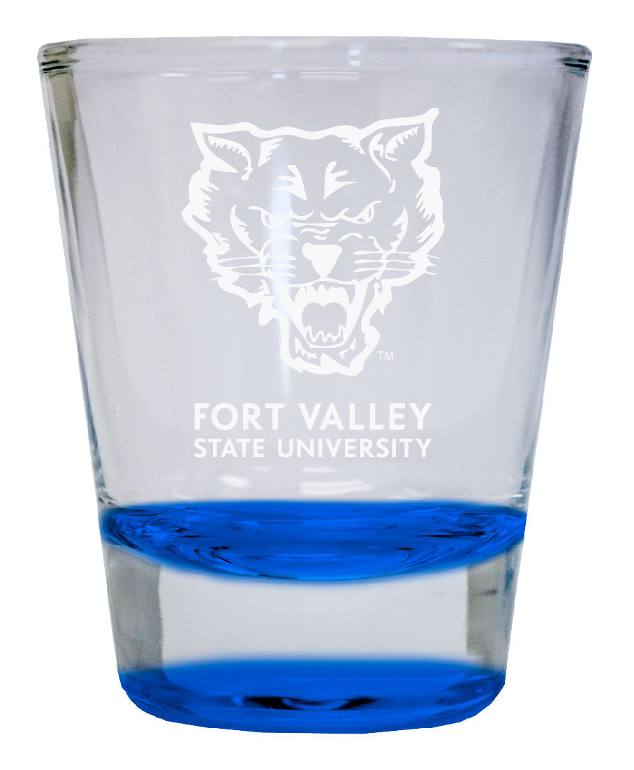 Fort Valley State University 2 oz Engraved Shot Glass Round Officially Licensed Collegiate Product Image 2