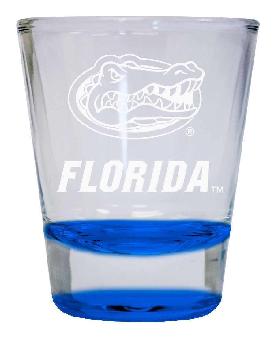 Florida Gators 2 oz Engraved Shot Glass Round Officially Licensed Collegiate Product Image 2