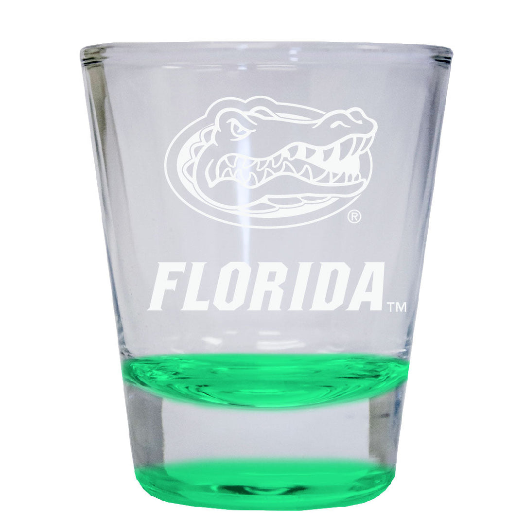 Florida Gators 2 oz Engraved Shot Glass Round Officially Licensed Collegiate Product Image 4