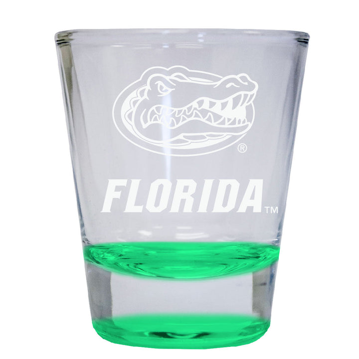 Florida Gators 2 oz Engraved Shot Glass Round Officially Licensed Collegiate Product Image 4