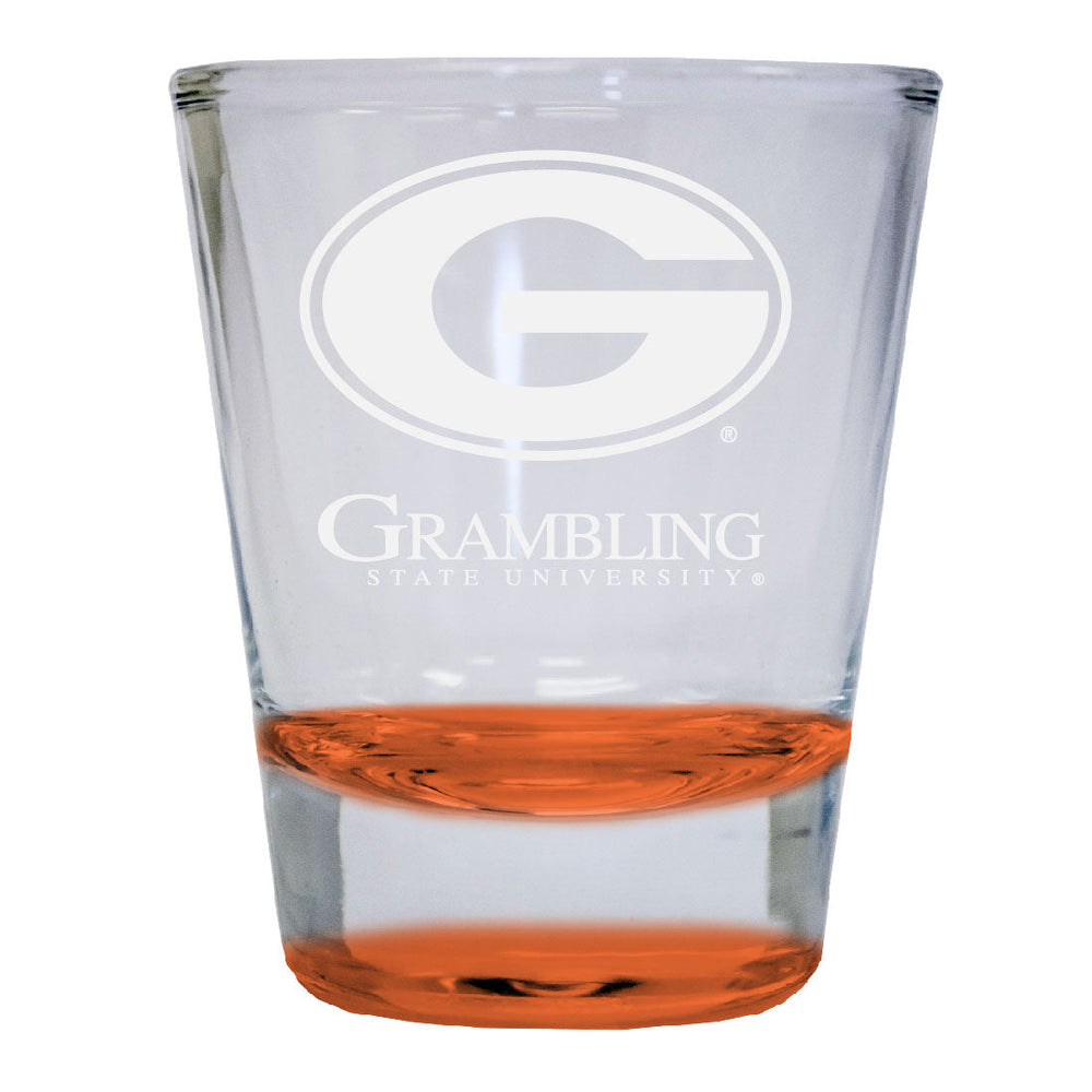 Grambling State Tigers 2 oz Engraved Shot Glass Round Officially Licensed Collegiate Product Image 2