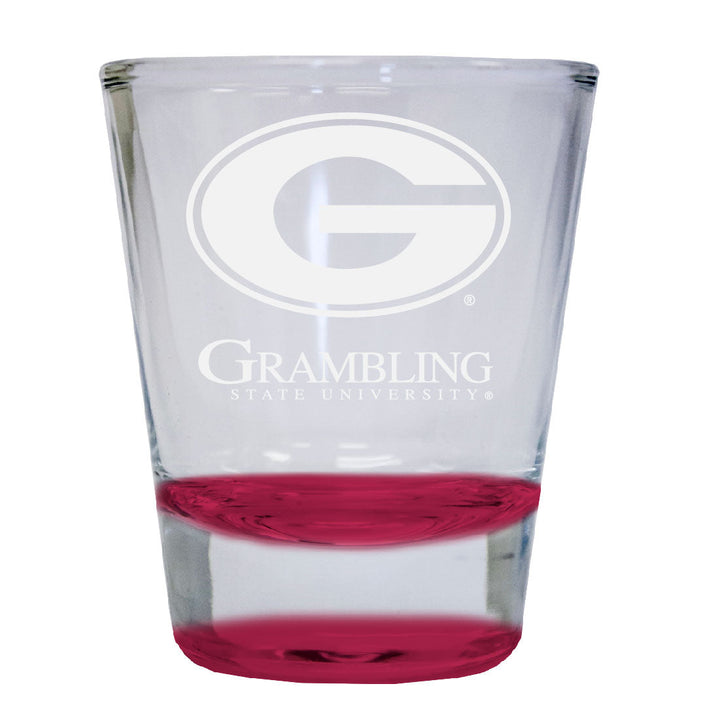 Grambling State Tigers 2 oz Engraved Shot Glass Round Officially Licensed Collegiate Product Image 3