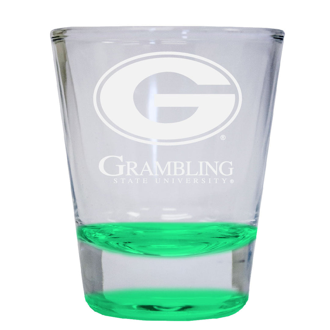 Grambling State Tigers 2 oz Engraved Shot Glass Round Officially Licensed Collegiate Product Image 4