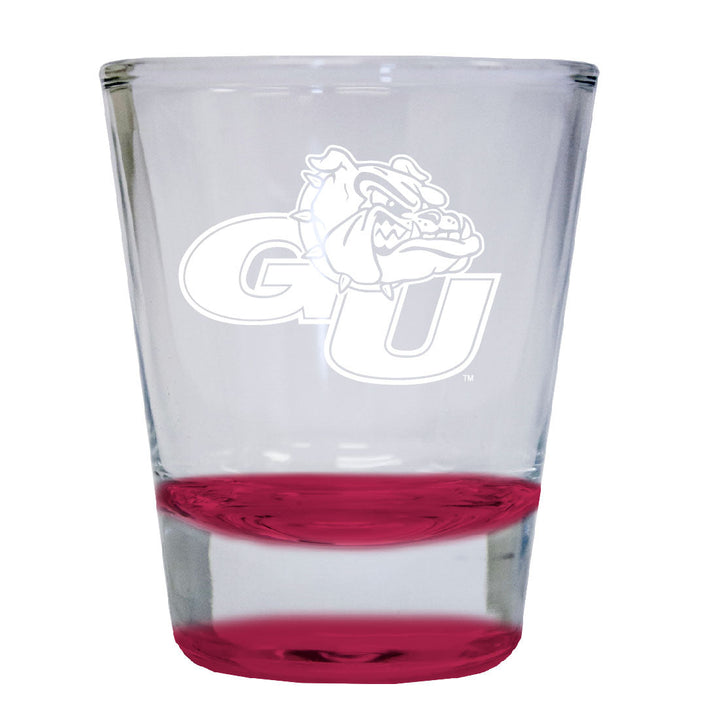 Gonzaga Bulldogs 2 oz Engraved Shot Glass Round Officially Licensed Collegiate Product Image 2