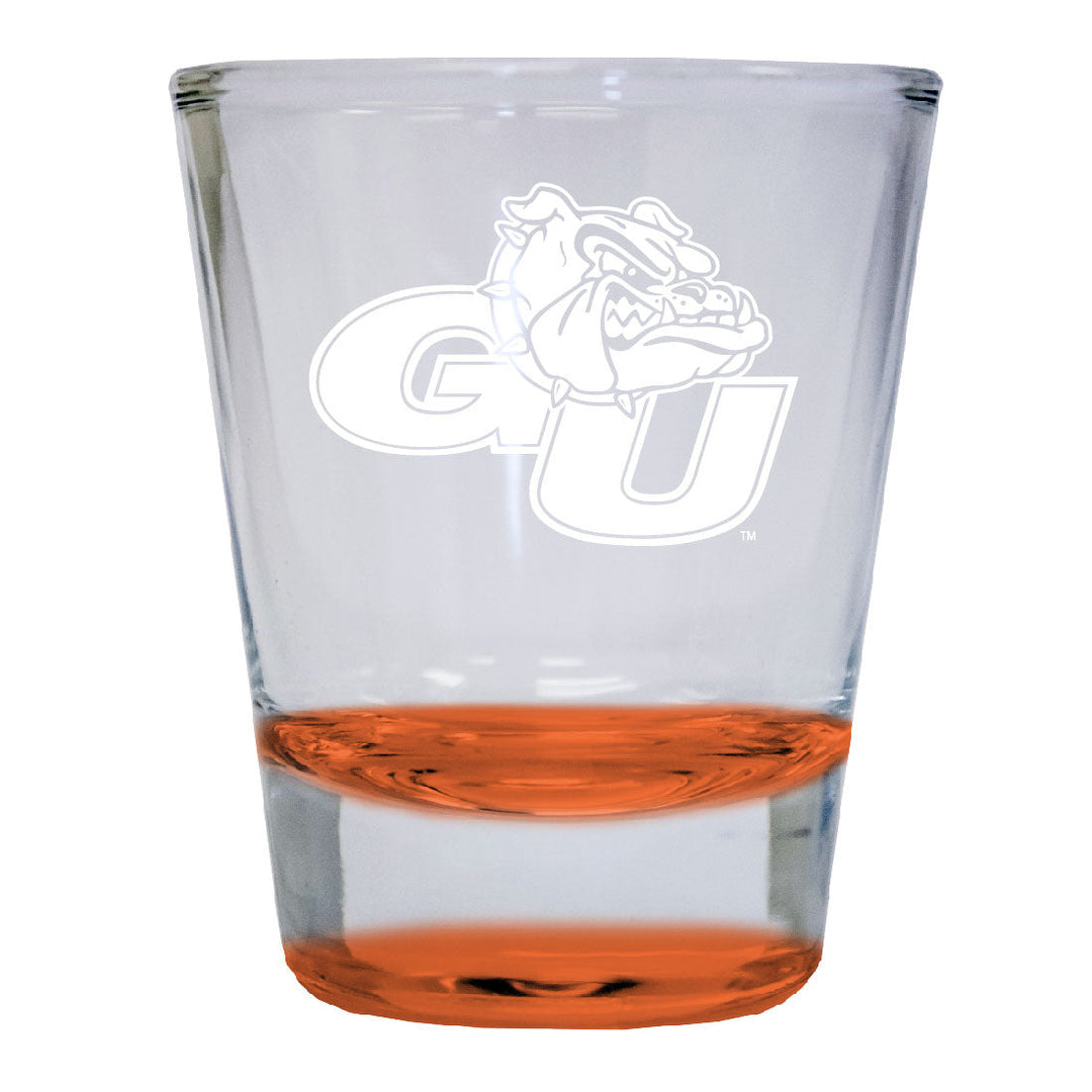 Gonzaga Bulldogs 2 oz Engraved Shot Glass Round Officially Licensed Collegiate Product Image 3