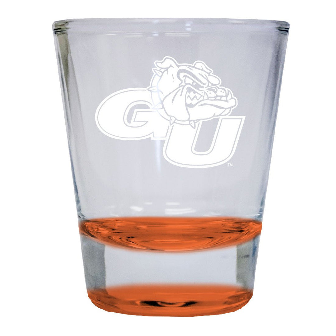 Gonzaga Bulldogs 2 oz Engraved Shot Glass Round Officially Licensed Collegiate Product Image 1